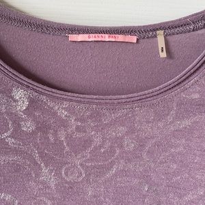 Gianni Bini long sleeve sparkle top